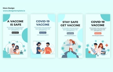 Covid Vaccine Instagram Story After Effects Template