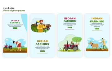 Indian Farming Instagram Story After Effects Template