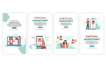 Virtual Assistant Instagram Story After Effects Template