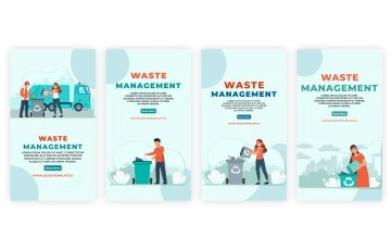 Waste Management Instagram Story After Effects Template