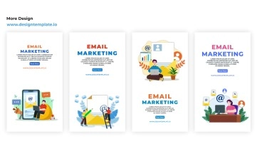 Email Marketing Instagram Story After Effects Template