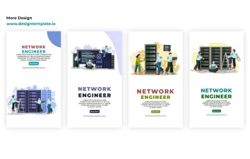 Network Engineer Instagram Story After Effects Template