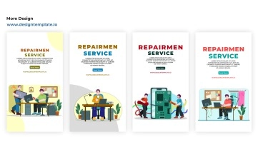 Repairmen Service Instagram Story After Effects Template