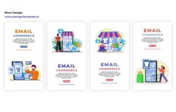 Email Commerce Instagram Story After Effects Template