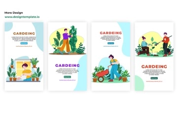 Gardening Instagram Story After Effects Template