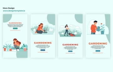 Gardening Instagram Story After Effects Template 02