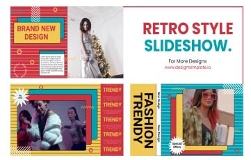 Retrostyle Slideshow After Effects Template