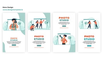 Photo Studio Instagram Story After Effects Template
