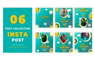 Post Collection Instagram Post After Effects Template
