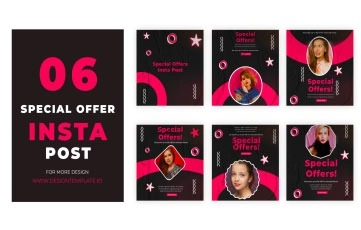Special Offer Instagram Post After Effects Template