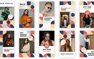 New Fashion Instagram Stories After Effects Template