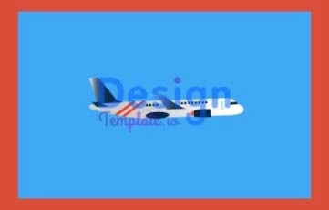 Beautiful Airplane Pack Animation Scene