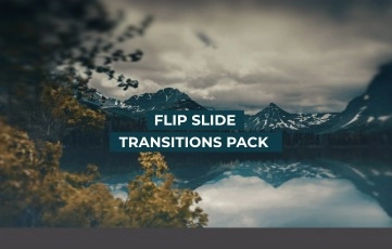 Flip Slide Transitions Pack AE Template