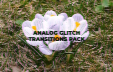 New Analog Glitch Transitions Pack