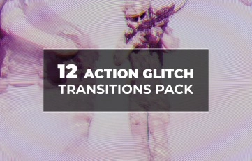 New Action Glitch Transitions Pack