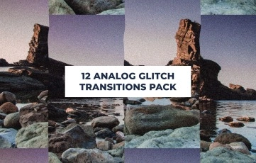 Latest Analog Glitch Transitions Pack
