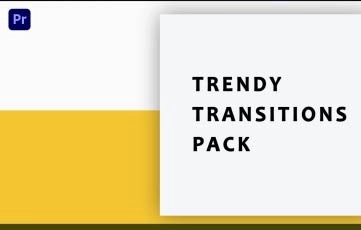 Trendy Transitions Pack Premiere Pro Templates