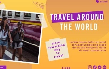 Weekend Travel After Effects Slideshow Template