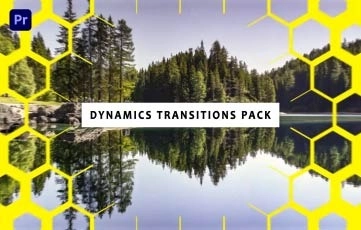 Pack Premiere Pro Template Dynamics Transitions