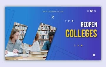Student Life View Slideshow Template After Effects Template