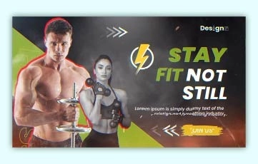 Fitness Slideshow After Effects Template