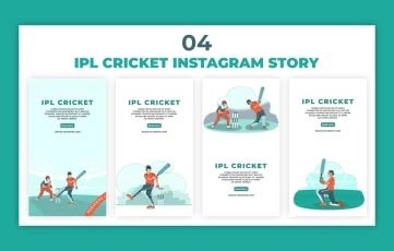 IPL Cricket Instagram Story Premiere Pro Template