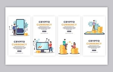 Crypto Animation Instagram Story Premiere Pro Template