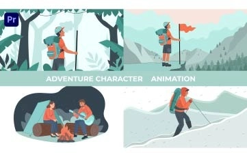 Adventure Character Animation Premiere Pro Templates