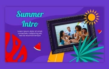 Summer Intro Premiere Pro Templates