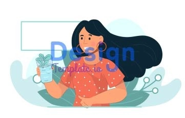World Water Day Character Animation Scene