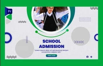 School Admission Slideshow Premiere Pro Template
