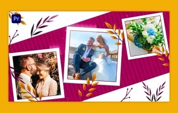Wedding Invitation Card Premiere Pro Slideshow