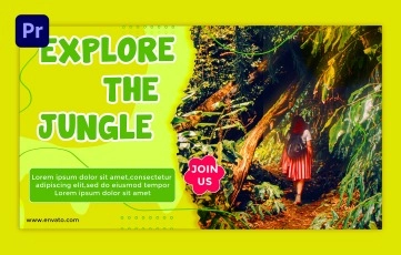 The Jungle Slideshow Premiere Pro Templates