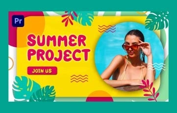 New Summer Slideshow Premiere Pro Templates