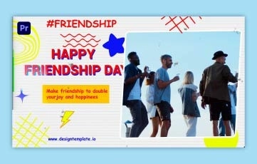 Friendship Slideshow Premiere Pro Template