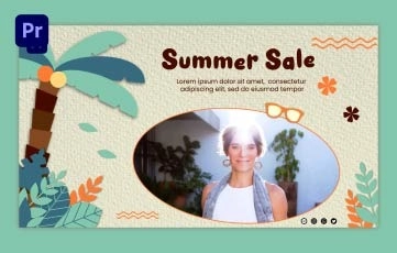 Summer Sale Slideshow Premiere Pro Templates