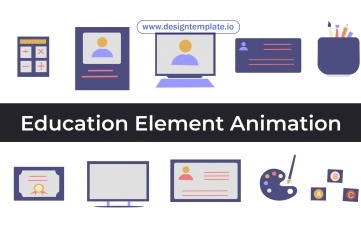 Education Element After Effects Template 04
