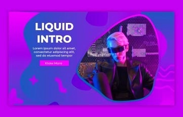 Liquid Theme Intro Premiere Pro Template