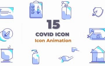 New Covid Icons Premiere Pro Templates