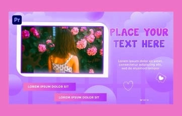 Rare Lilac Slideshow Premiere Pro Templates