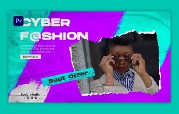 Cyber Fashion Slideshow Best Templates for Premiere Pro