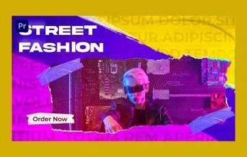Cyber Fashion Slideshow Premiere Pro Templates