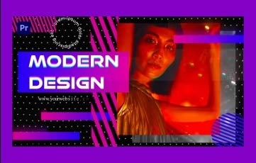 Typography Premiere Pro Slideshow Templates