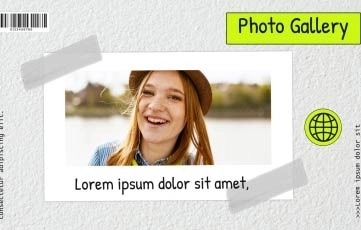 Photo Gallery Slideshow After Effects Template