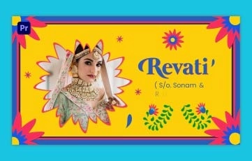 Indian Wedding Invitation Slideshow Premiere Pro Templates