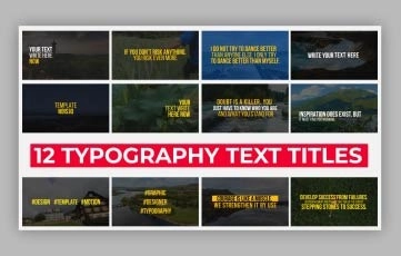 Typography Text Titles