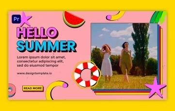 Best Summer Slideshow Premiere Pro Template