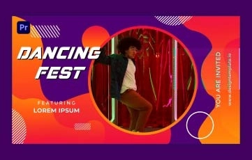 Dancing Festival Promotion Slideshow Premiere Pro Template