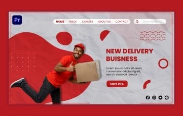 Delivery Business Slideshow Premiere Pro Template