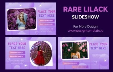 Rare lilack Slideshow After Effects Templates